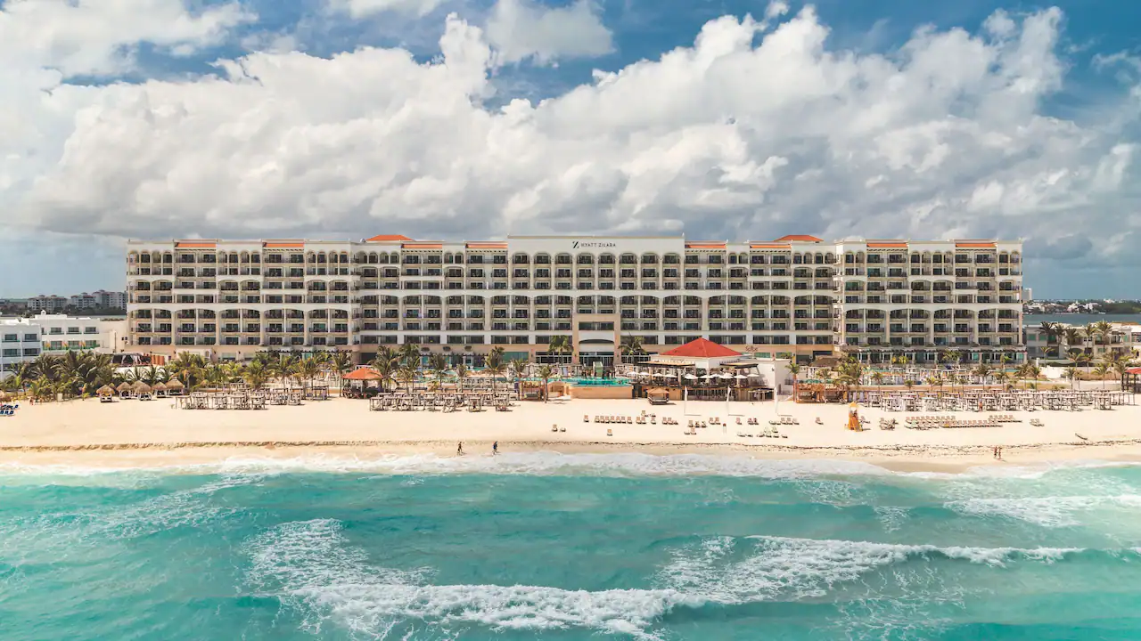 Hyatt Zilara Cancun adults-only all-inclusive resort with beachfront pools and ocean views in Cancun.